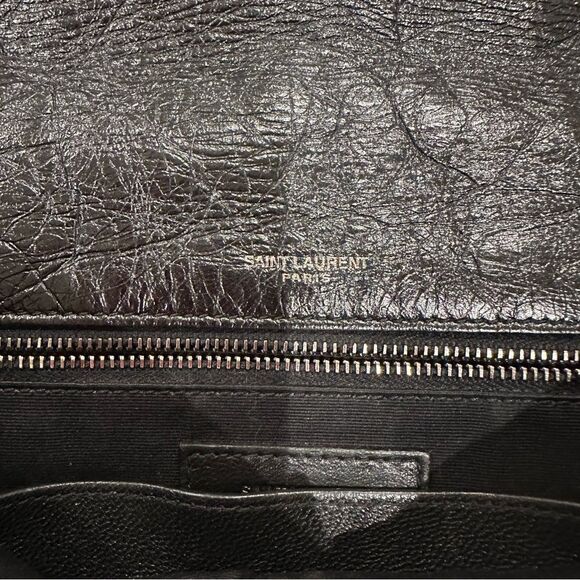 YSL Niki Baby Medium Quilted Crinkled-leather Shoulder Bag - Picture 14 of 16